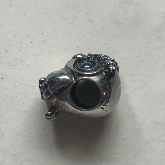 Authentic Sparkling Owl Pandora Silver Charm 798397NBCB - Picture 5 of 6